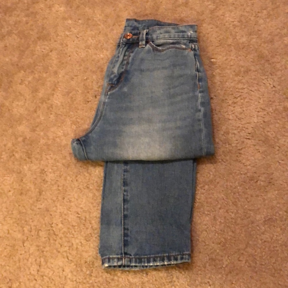 High waisted mom jeans